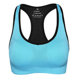 Women Sexy Shockproof Seamless Sports Bra Gather Wireless Running Fitness Bras