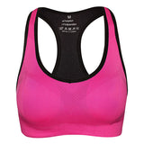 Women Sexy Shockproof Seamless Sports Bra Gather Wireless Running Fitness Bras