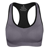 Women Sexy Shockproof Seamless Sports Bra Gather Wireless Running Fitness Bras