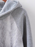 Cats Printed Hooded Sweatshirt
