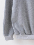 Cats Printed Hooded Sweatshirt